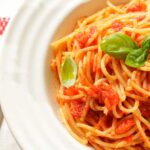Spaghetti-Sauce-Tomate maison repas préparés bouffe tout traiteur